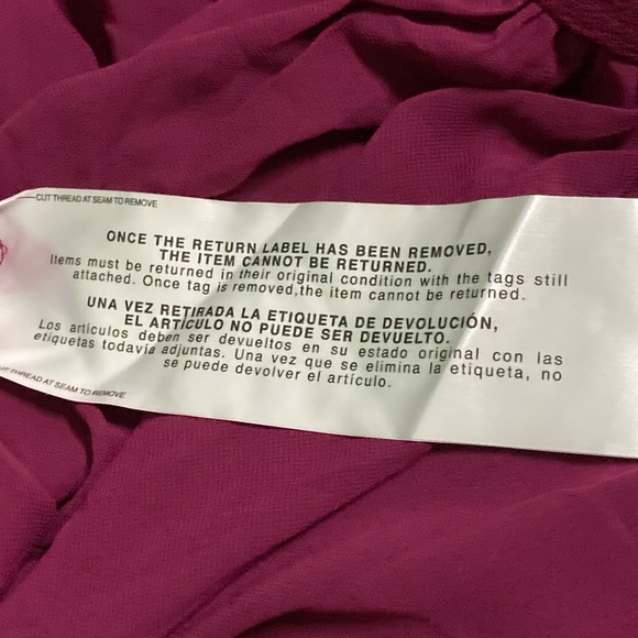 NWT Dress the Population Alicia Mixed Media Dark Magenta Midi Dress - Sz S - Picture 9 of 9